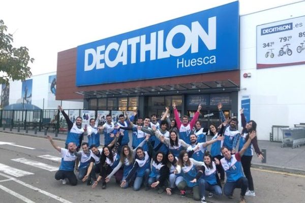 Decathlon cumple 10 años en Huesca