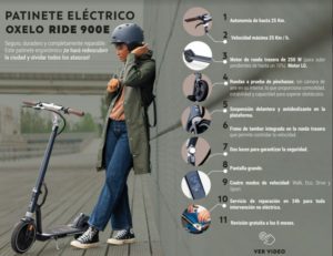 Oxelo Ride 900 E: el nuevo patinete eléctrico para desplazarse de manera cómoda y sostenible por la ciudad 1