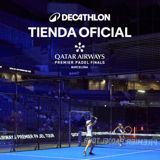 Decathlon cierra el 2024 como tienda oficial de la Qatar Airways Premier Padel Finals 2