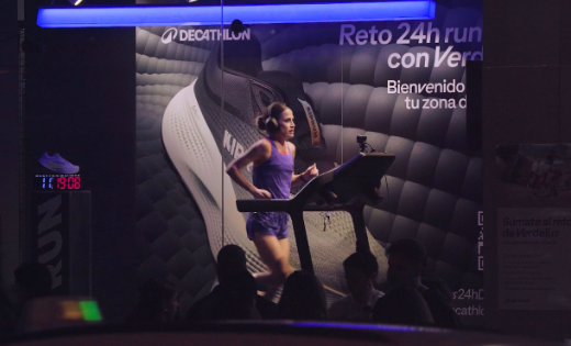 24 horas corriendo sin descanso:  el nuevo reto de Verdeliss de la mano de Decathlon