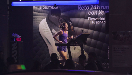 24 horas corriendo sin descanso:  el nuevo reto de Verdeliss de la mano de Decathlon